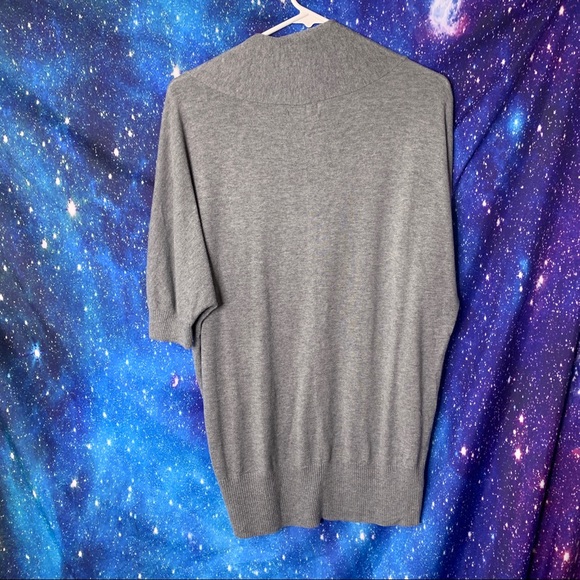 Kirra- Gray Oversized Button Up Cardigan X-Small - Picture 4 of 8